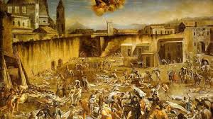 A painting depicting the 1676 plague in Malta