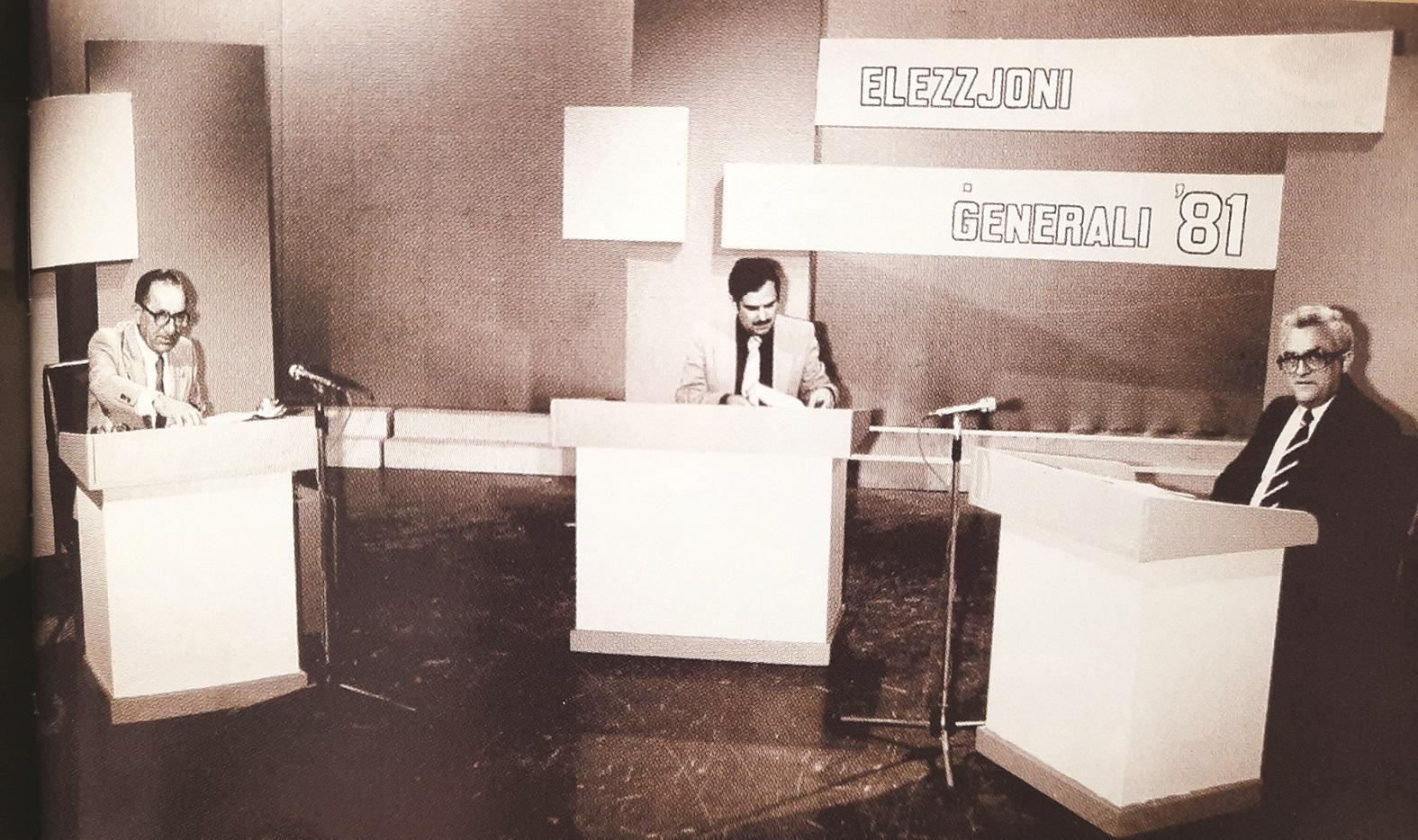 First televised debate in Malta