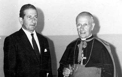 PM Borg Olivier with Archbishop Gonzi