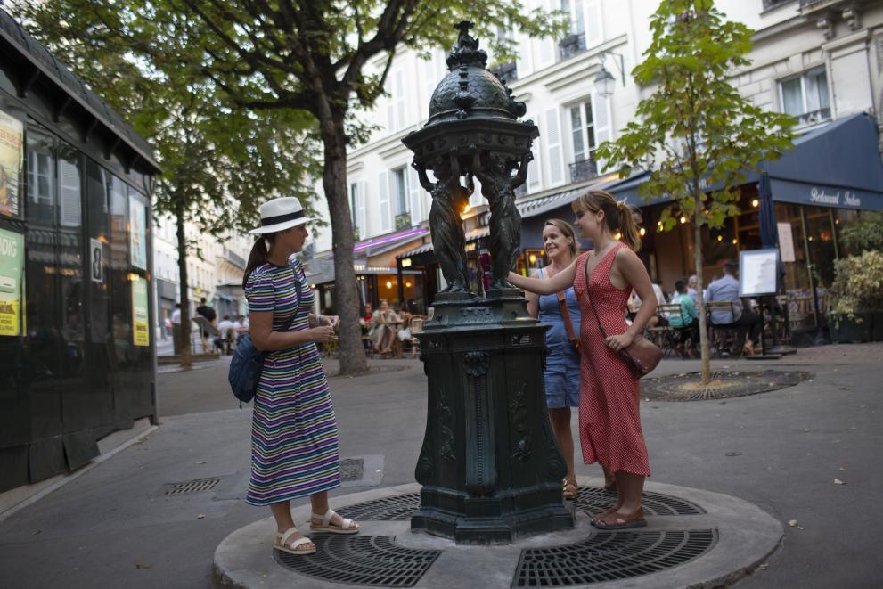 Wallace Fountain, Place Gustave Toudouze, Paris